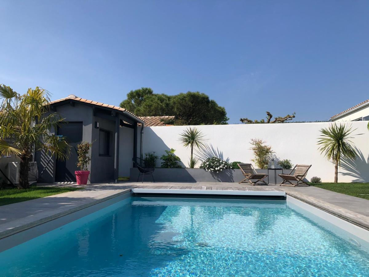Maison M, Chambre Privee Acces Jardin Piscine Et Jacuzzi Pres De La Rochelle La Rochelle  Dış mekan fotoğraf